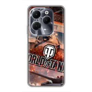 Чехол с принтом «World of Tanks» для Infinix Hot 40