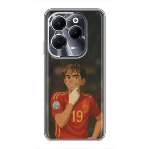 Чехол с футболистом Ламин Ямаль Infinix Hot 40 (Ямаль аниме)