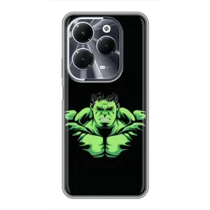 Чехлы с героями Марвел Infinix Hot 40 (VPrint) (Зелёный Халк)