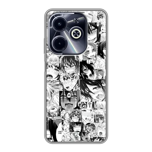 Чехол с принтом «Ahegao manga» для Infinix Hot 40i