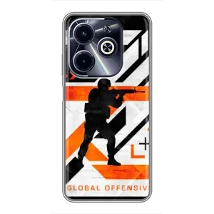 Чехлы с тематикой Киберспорт для Infinix Hot 40i (VPrint) (Cs:Go)