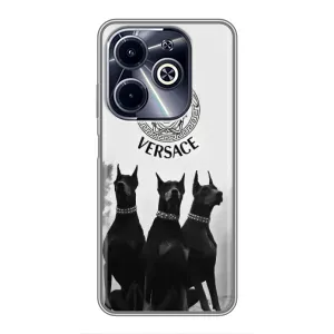 Чохли VERSACE для  Інфінікс Гот 40і (PREMIUMPrint) (Доберман Версаче)