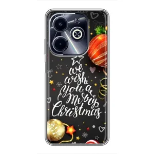 Рождественские Чехлы для Infinix Hot 40i (VPrint) (Елочка)