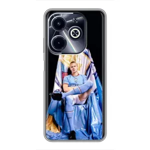 Чехлы с футболистом Ерлинг Холанд для Infinix Hot 40i (AlphaPrint) (футболист Холанн)