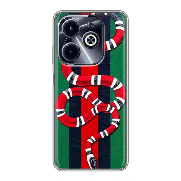 Чехол с принтом «Gucci змия» для Infinix Hot 40i