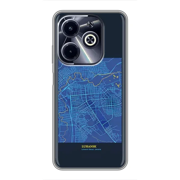 Чехол с принтом «Гуганск» для Infinix Hot 40i