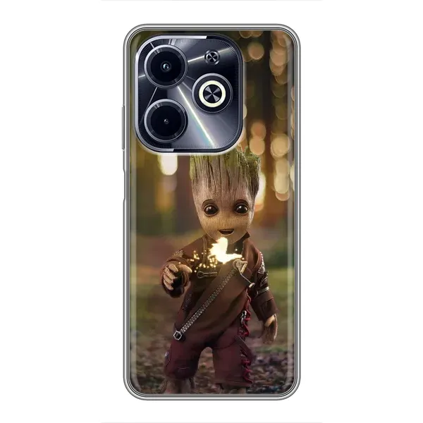 Чехол с принтом «I am Groot» для Infinix Hot 40i