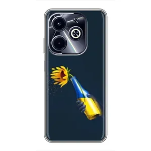 Чохол для Патріота України Infinix Hot 40i - (AlphaPrint) (Коктель молотова)
