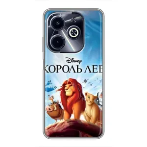 Чехол Король лев на Инфиникс ХОТ40 ай (Постер Король Лев)