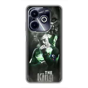 Чехол Криштиану Роналду для Infinix Hot 40i (AlphaPrint) (Криштиано Лев)