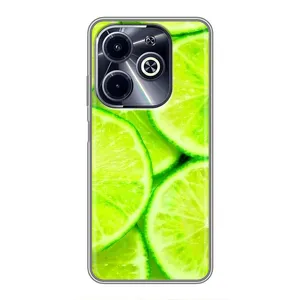 Чехлы с Фруктами для Infinix Hot 40i (VPrint) (Лайм)
