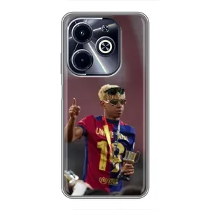 Чехол с футболистом Ламин Ямаль Infinix Hot 40i