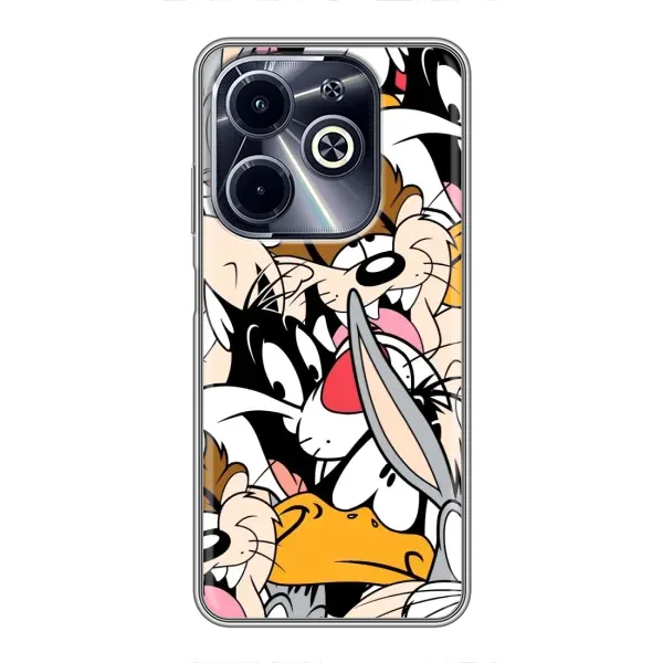 Чехол с принтом «Looney Tunes» для Infinix Hot 40i