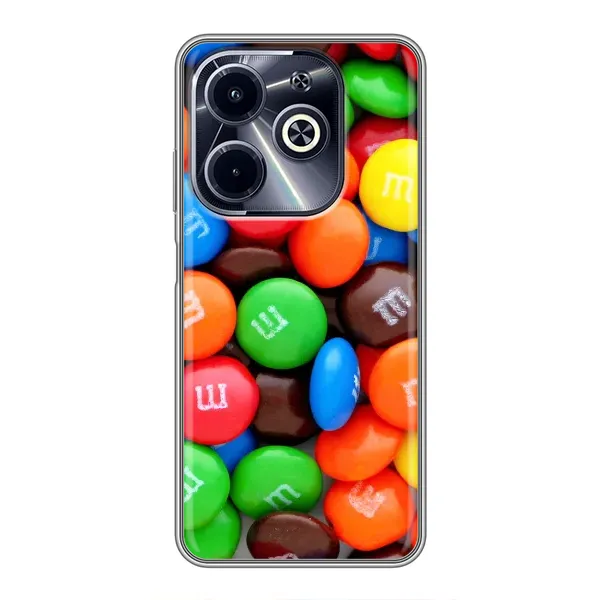 Чехол с принтом «MM's» для Infinix Hot 40i Чехол с принтом «MM's» для Infinix Hot 40i