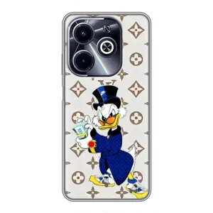 Чехли для Infinix Hot 40i - Скрудж МакДак Louis Vuitton (PREMIUMPrint) (Макдак на стилі)