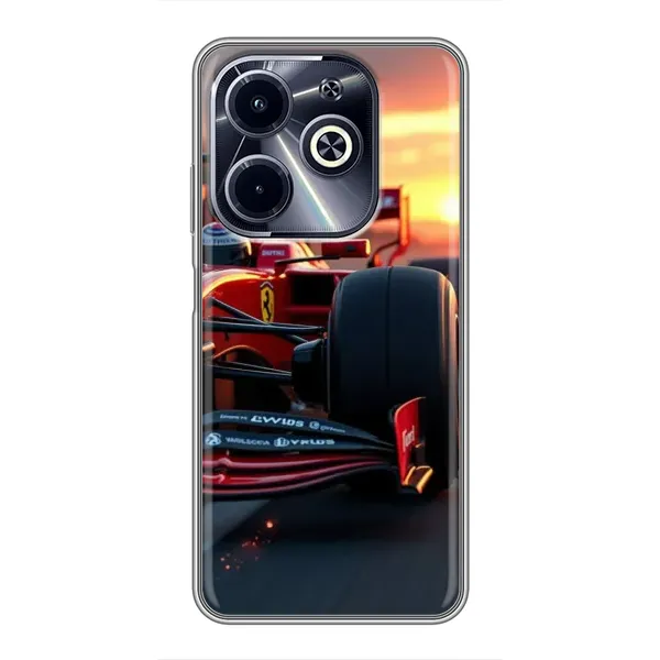 Чехол с принтом «Макларен на закате» для Infinix Hot 40i