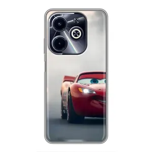 Силиконовый чехол Маквин для Infinix Hot 40i (Скоростной Маквин)