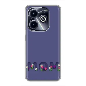 Чохол з принтом «Мама в квітах» для Infinix Hot 40i
