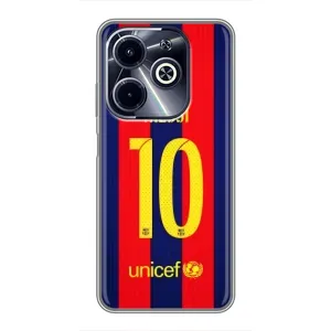Чехлы Месси для Infinix Hot 40i (AlphaPrint) (Messi Barca 10)