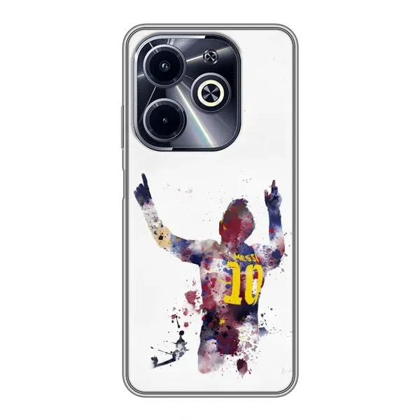 Чехол с принтом «Messi Barca» для Infinix Hot 40i