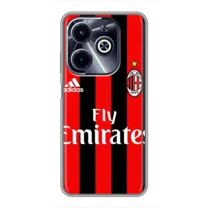 Чехлы для Infinix Hot 40i (VPrint) - Футбольные клубы (Milan)