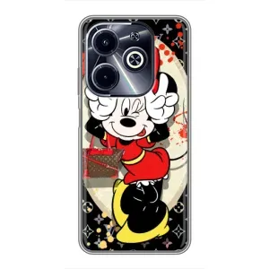 Чохол Disney Mouse Infinix Hot 40i (PREMIUMPrint) (Мінні peace)
