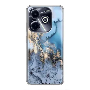 Мраморный чехол на Infinix Hot 40i (VPrint) (Нежный мрамор)