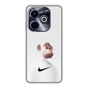 Чехлы с Обезьянами NFT для Infinix Hot 40i (AlphaPrint) (обезьяна NFT Nike)