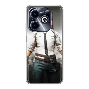 Чехол PUBG для Инфиникс ХОТ40 ай (AlphaPrint) (Пабг мен)