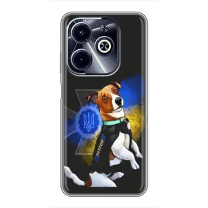 Чохли з картинкою собаки Патрон для Infinix Hot 40i (AlphaPrint) (Патрон собачка)