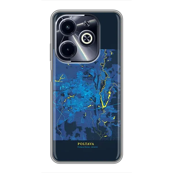 Чехол с принтом «Полтава» для Infinix Hot 40i