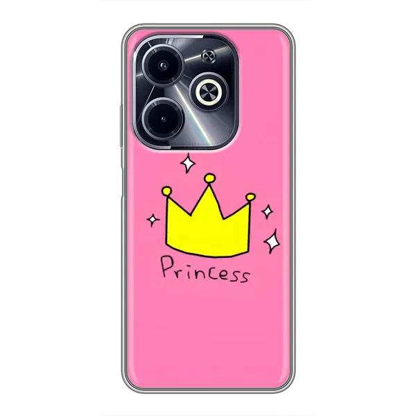 Чехол с принтом «Princess» для Infinix Hot 40i Чехол с принтом «Princess» для Infinix Hot 40i