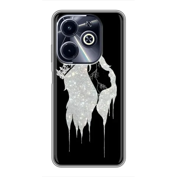 Чехол с принтом «Принцесса» для Infinix Hot 40i