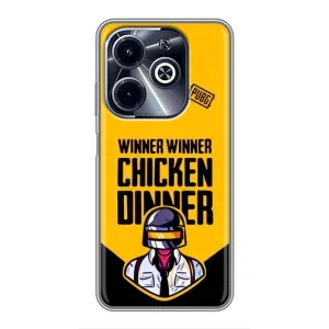 Чехол PUBG для Инфиникс ХОТ40 ай (AlphaPrint) (Pubg шлем)