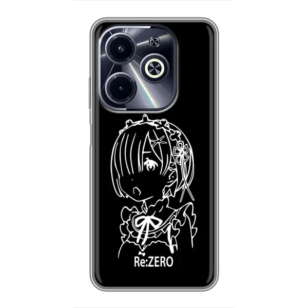 Чехол с принтом «Re: Zero» для Infinix Hot 40i