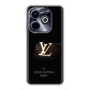 Чехлы Луи Витон для Infinix Hot 40i (AlphaPrint - LOUIS VUITTON) (ремешок LV)