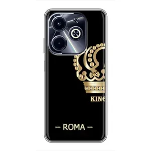 Чехлы для Infinix Hot 40i (VPrint) - Футбольные клубы (Roma)