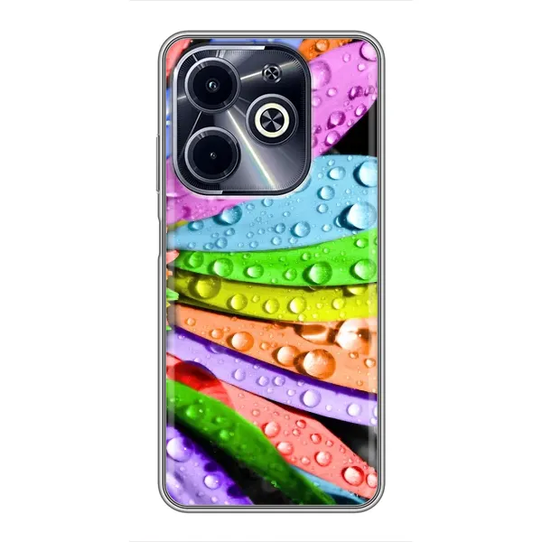 Чехол с принтом «Семицветик» для Infinix Hot 40i