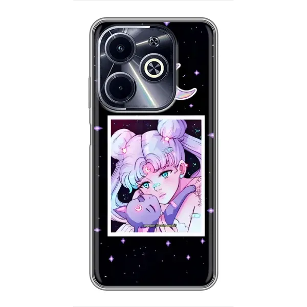Чехол с принтом «Сейлор Мун» для Infinix Hot 40i