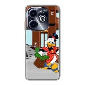 Чехли для Infinix Hot 40i - Скрудж МакДак Louis Vuitton (PREMIUMPrint) (Скрудж ЛВ)