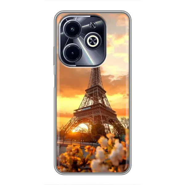 Чехол с принтом «Солнечная башня» для Infinix Hot 40i