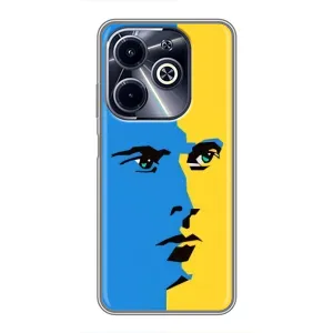 Украинские Чехлы для Infinix Hot 40i с картинкой УПА (AlphaPrint) (Степан Бандера)