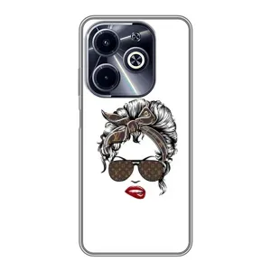 Чехлы Луи Витон для Infinix Hot 40i (AlphaPrint - LOUIS VUITTON) (стильная с луи витон)