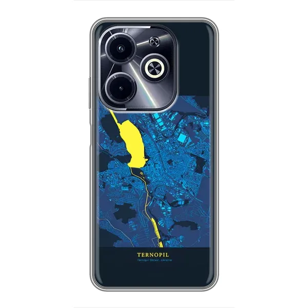 Чехол с принтом «Тернополь» для Infinix Hot 40i
