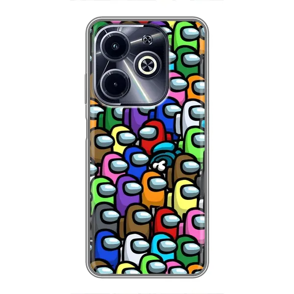 Чехол с принтом «Убит» для Infinix Hot 40i
