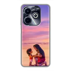 Чехол с мультфильмом Моана Infinix Hot 40i (Маленькая Ваяна)