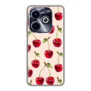 Чехлы с Фруктами для Infinix Hot 40i (VPrint) (Вишня)