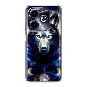 Защитные чехлы для Инфиникс ХОТ40 ай (AlphaPrint) (ХИТ продаж) ВОЛК (Волк)