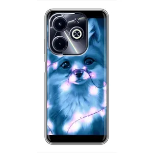 Чехлы с картинкой Лисички для Infinix Hot 40i (VPrint) (Яркая лисичка)