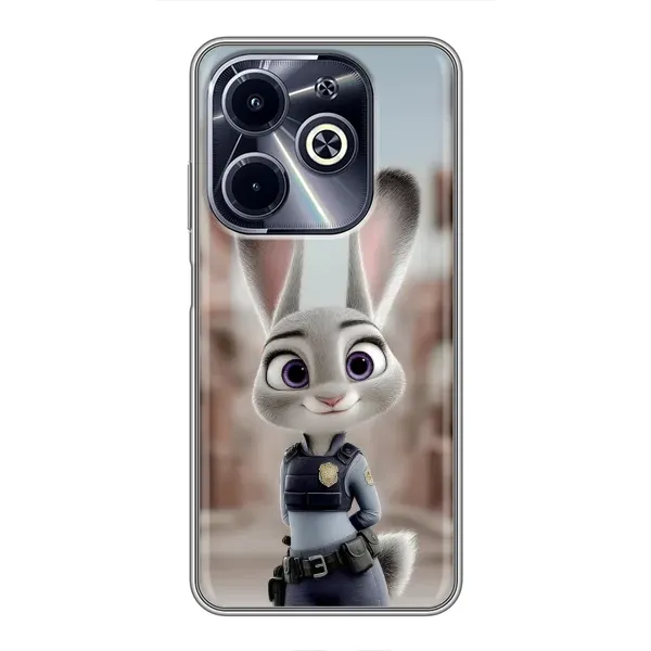 Чехол с принтом «Офицер Джуди Хоппс» для Infinix Hot 40i